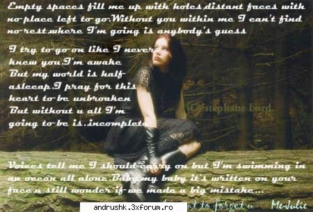 My gallery - thanks andra another....Yo am scris-o :D - I like this photo