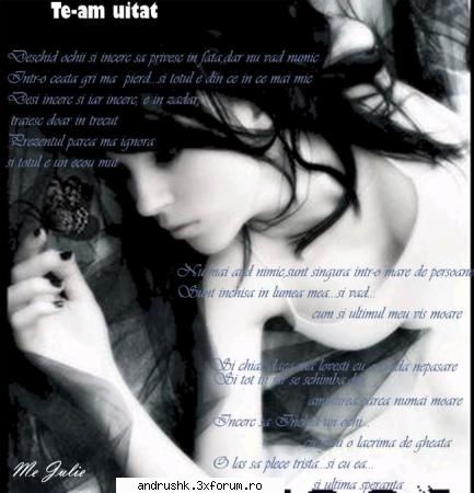 Sad poems - another...am pus-o cu o poza pt ca mi s-a parut - Poezie..